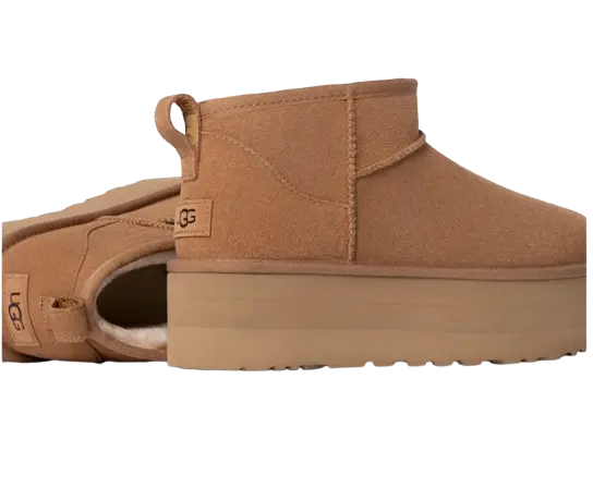 UGG Botte Classic Ultra Mini à plateforme  Marron SneakStyle