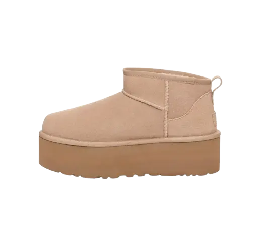 UGG Botte Classic Ultra Mini à plateforme Beige SneakStyle