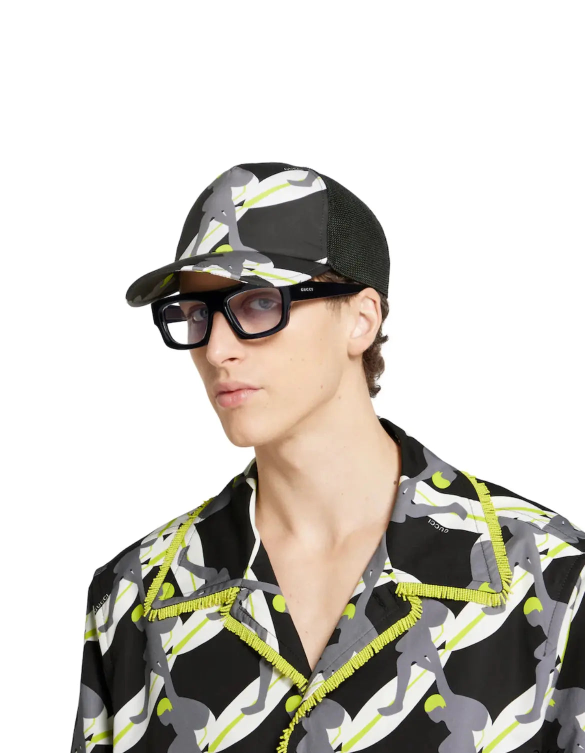 Casquette en toile de coton imprimée SneakStyle