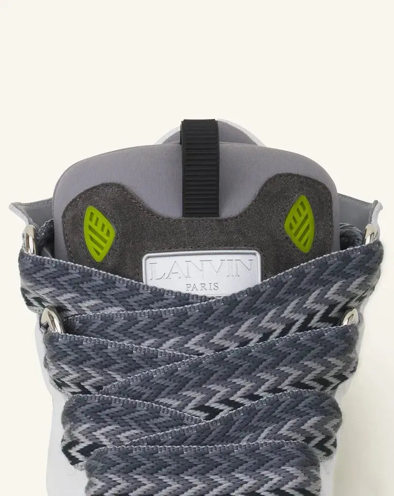 Lanvin Curb Gris Et Vert SneakStyle