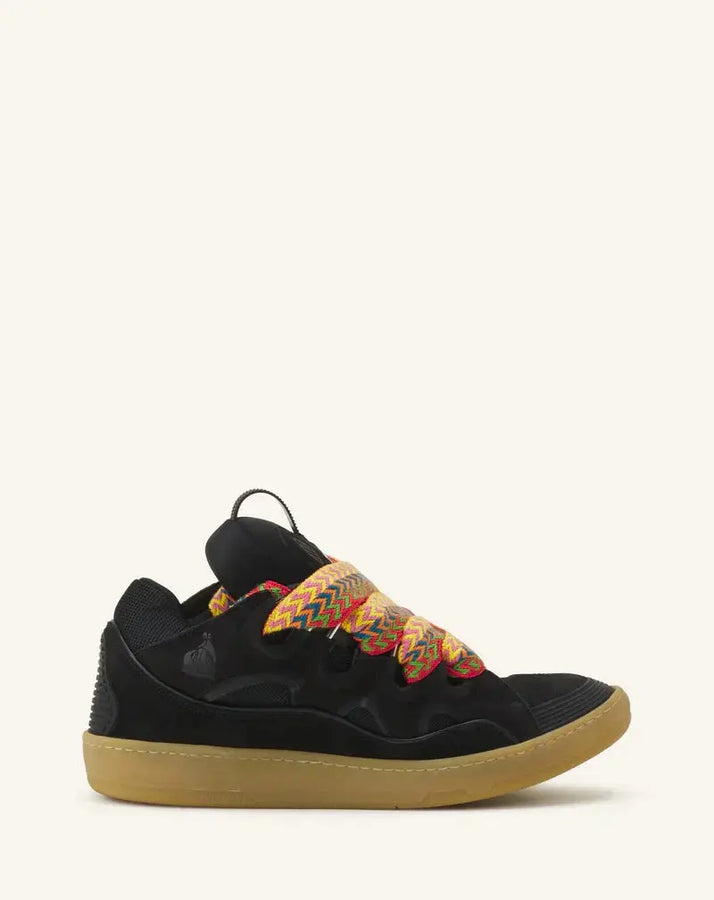 Lanvin Curb Noir Et Multicolore SneakStyle