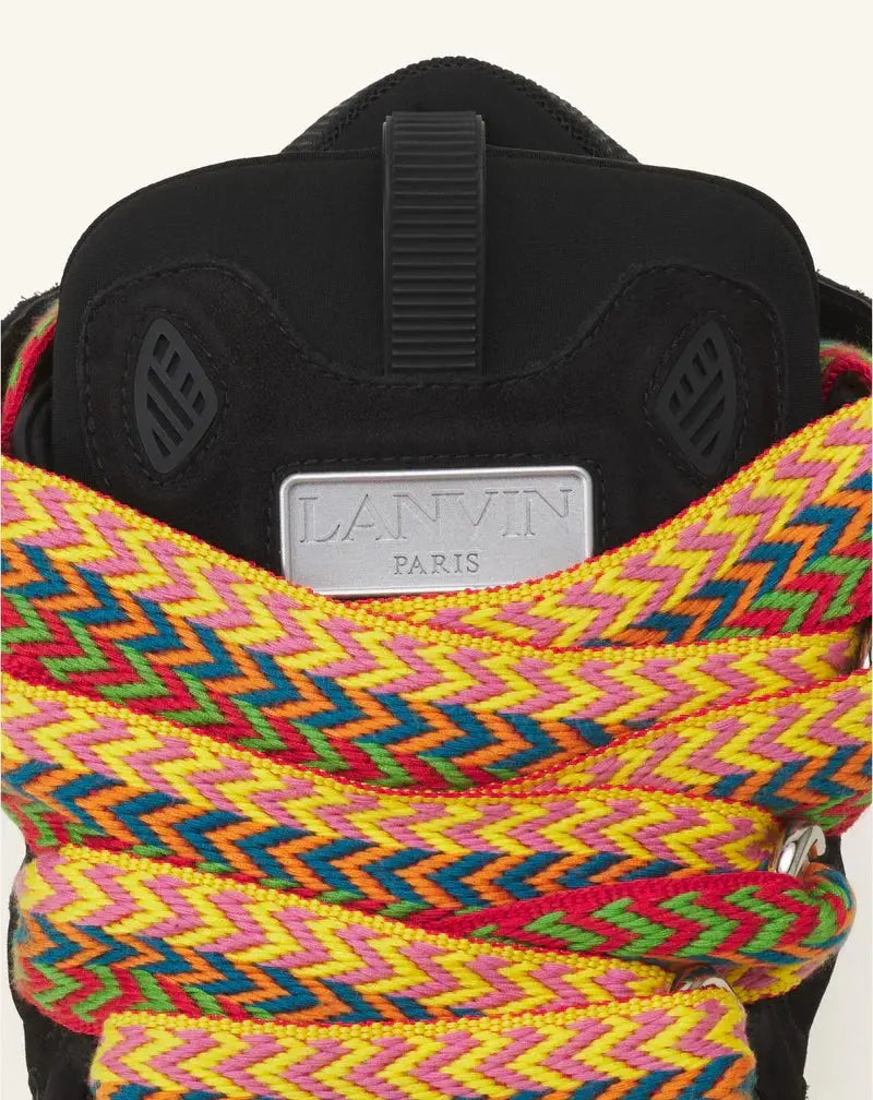 Lanvin Curb Noir Et Multicolore SneakStyle