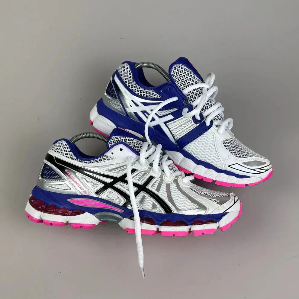 Asics Gel Nimbus Blanc Et Rose SneakStyle