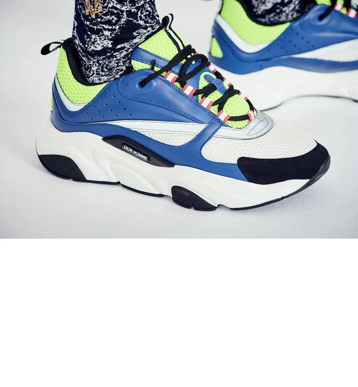 Dior B22 Vert Fluo & Bleu SneakStyle
