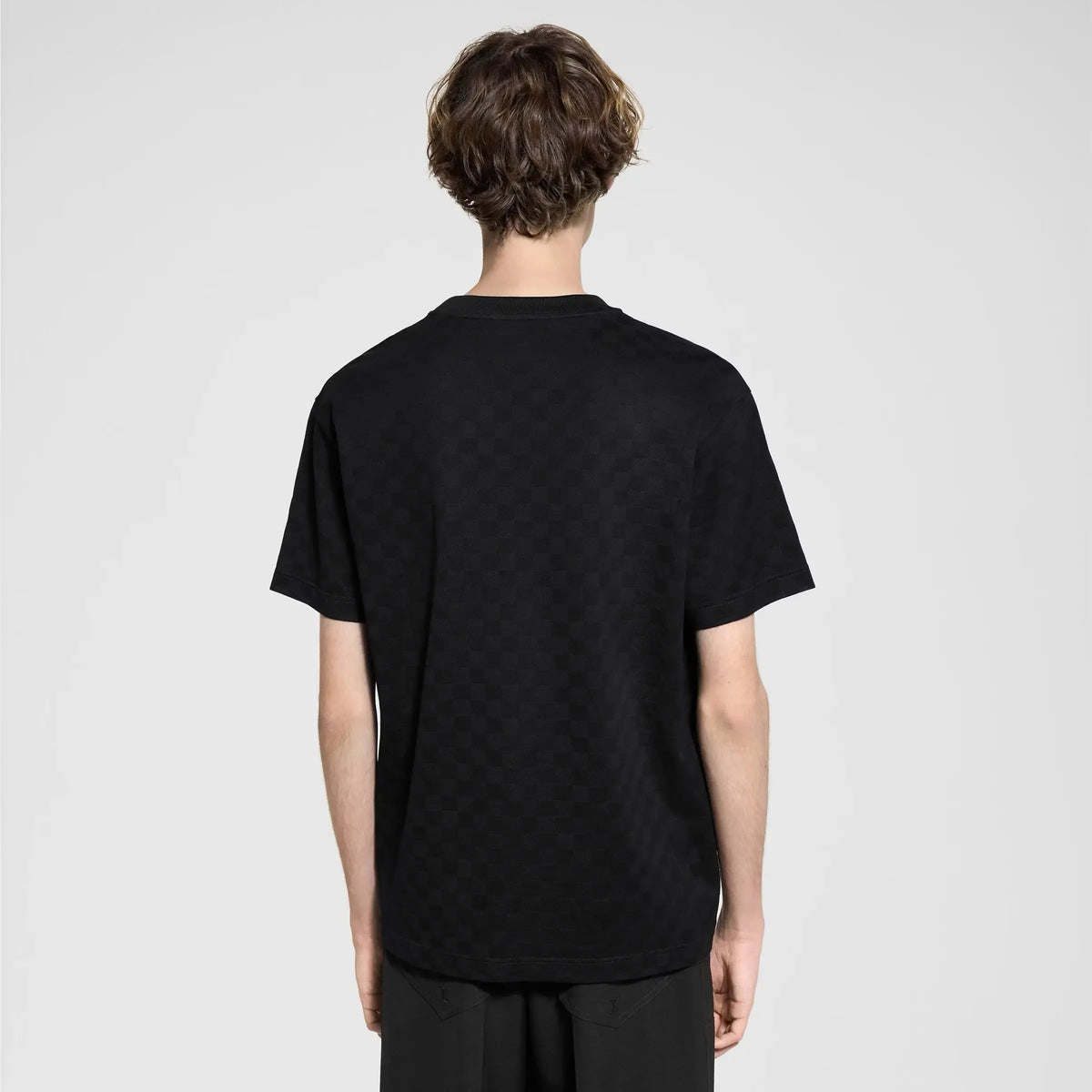 Tee-shirt à motif Damier et signature SneakStyle