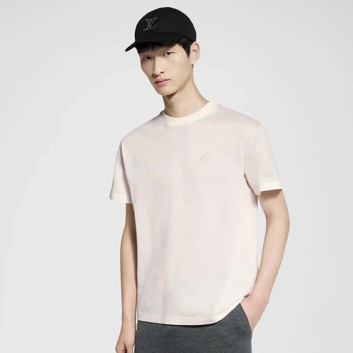 Tee-shirt Damier en piqué de coton SneakStyle