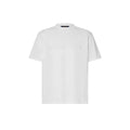 Tee-shirt à manches courtes avec signature ornementée