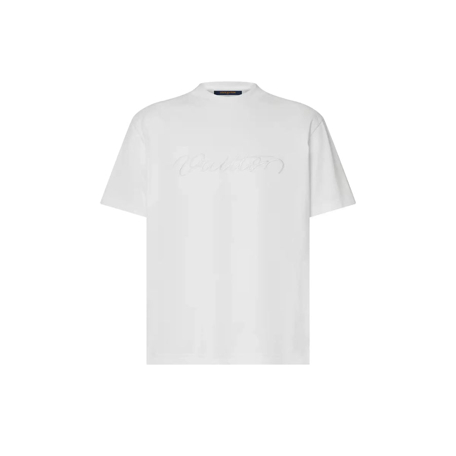 Tee-shirt à manches courtes avec signature ornementée SneakStyle