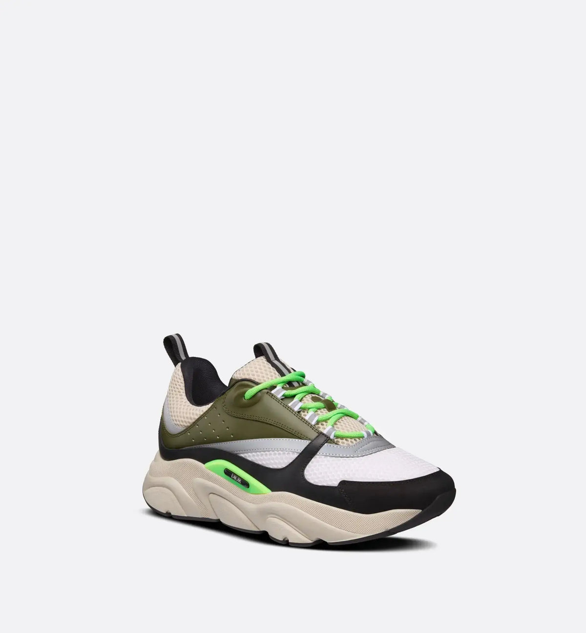 Dior B22 Vert Fluo & Kaki SneakStyle