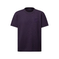Tee-shirt en maille jacquard Damier