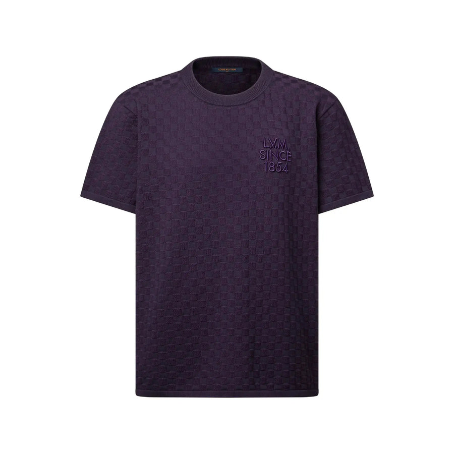 Tee-shirt en maille jacquard Damier SneakStyle