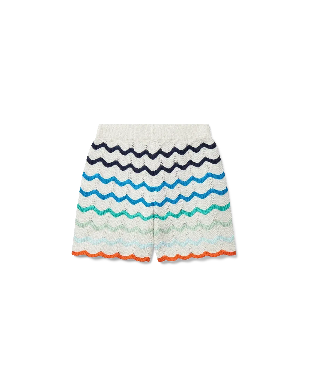 Gradient Wave Crochet Shorts SneakStyle