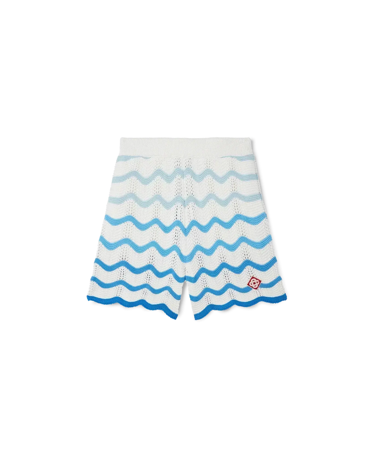 Wavy Gradient Crochet Shorts - Casablanca SneakStyle