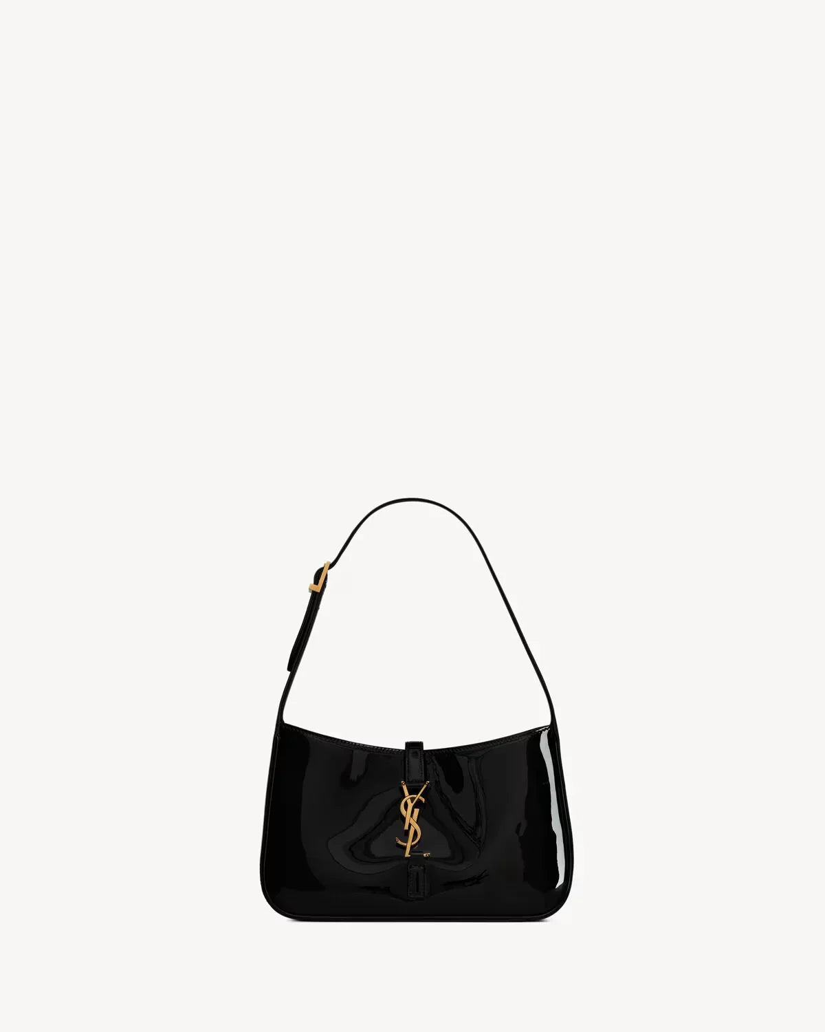YSL - le 5 à 7 en cuir verni noir SneakStyle