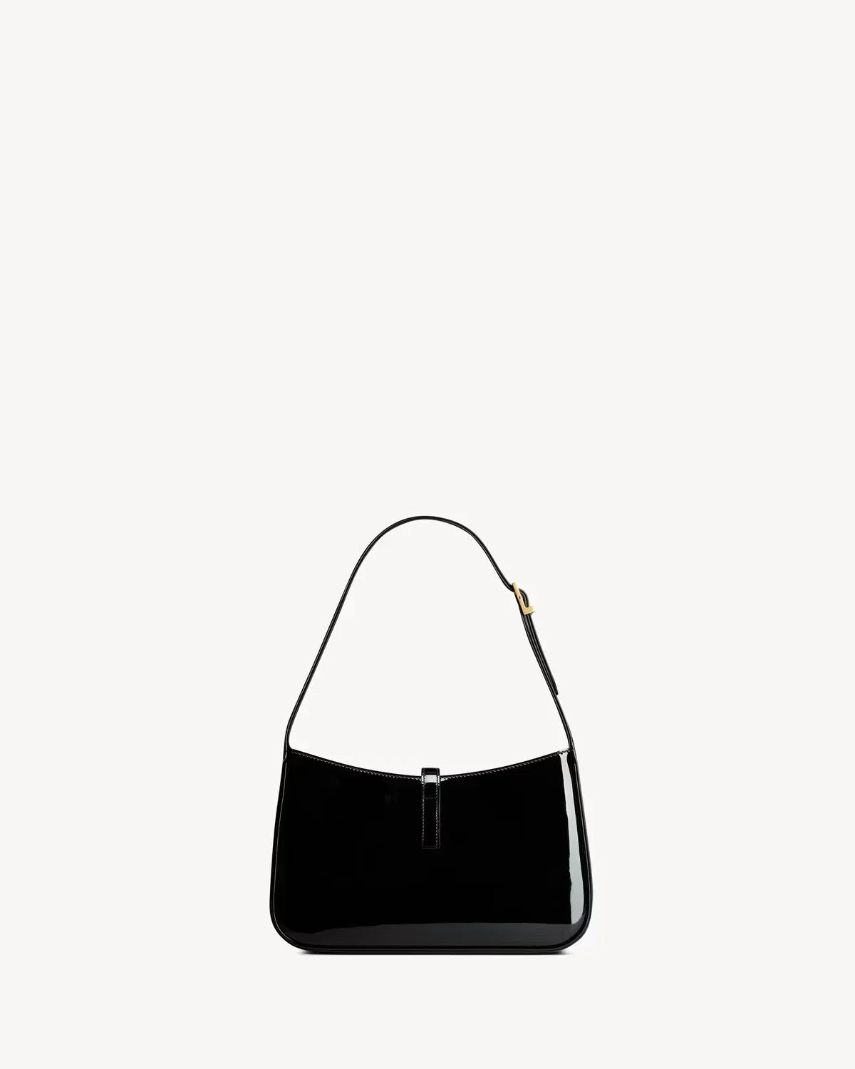 YSL - le 5 à 7 en cuir verni noir SneakStyle