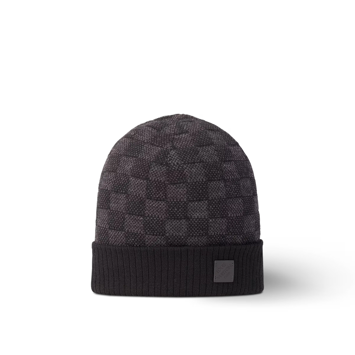 Bonnet et Écharpe Neo Petit Damier Gris Foncé SneakStyle