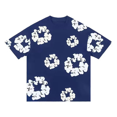 T-Shirt Denim Tears Bleu