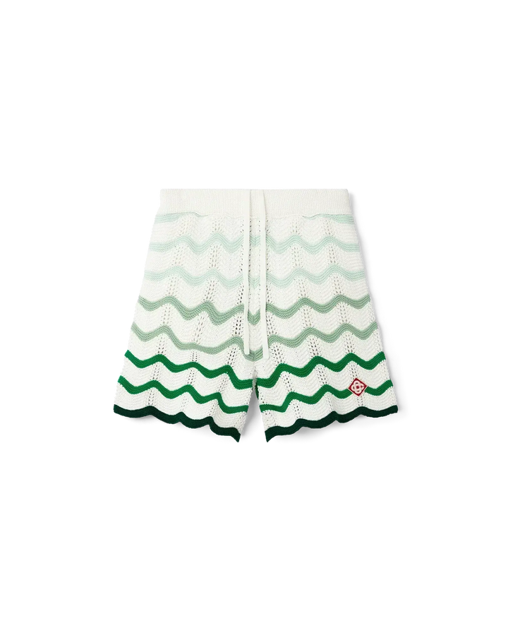 Wavy Gradient Crochet Shorts - Casablanca (2) SneakStyle