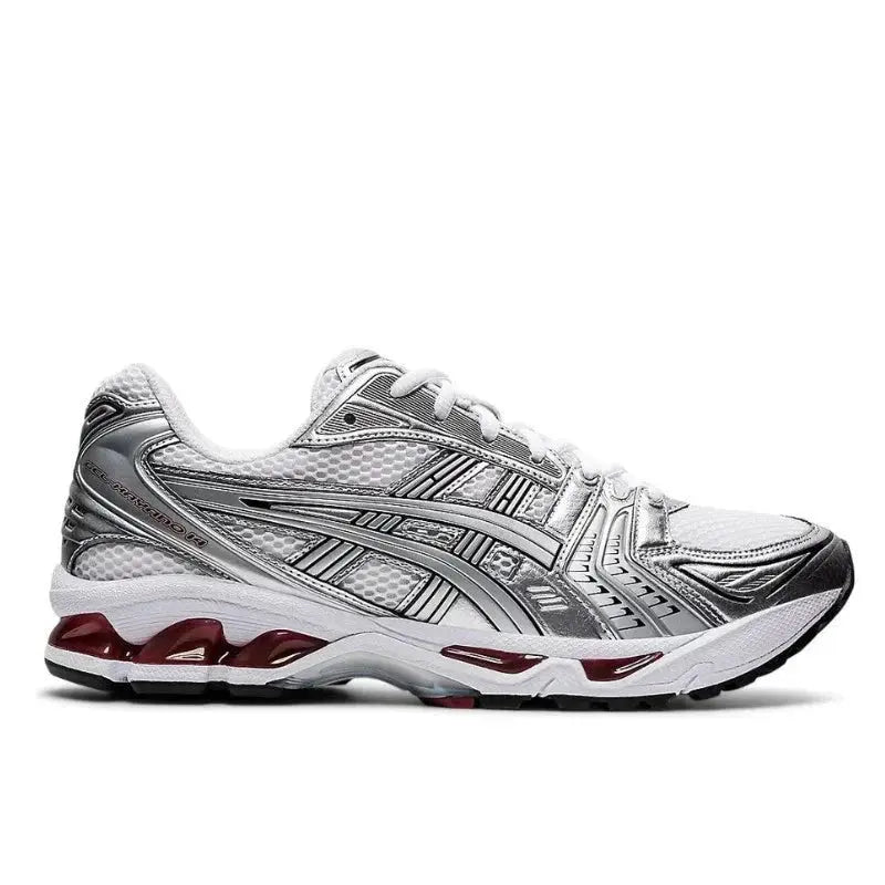 Asics Gel Kayano 14 Argent Et Rouge SneakStyle