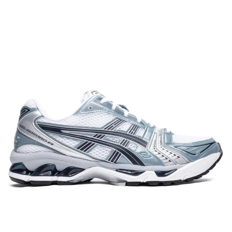 Asics Gel Kayano 14 Blanc Et Bleu SneakStyle