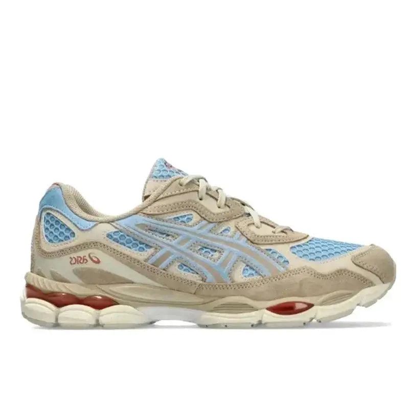 Asics Gel NYC Beige Crêpe Et Bleu SneakStyle