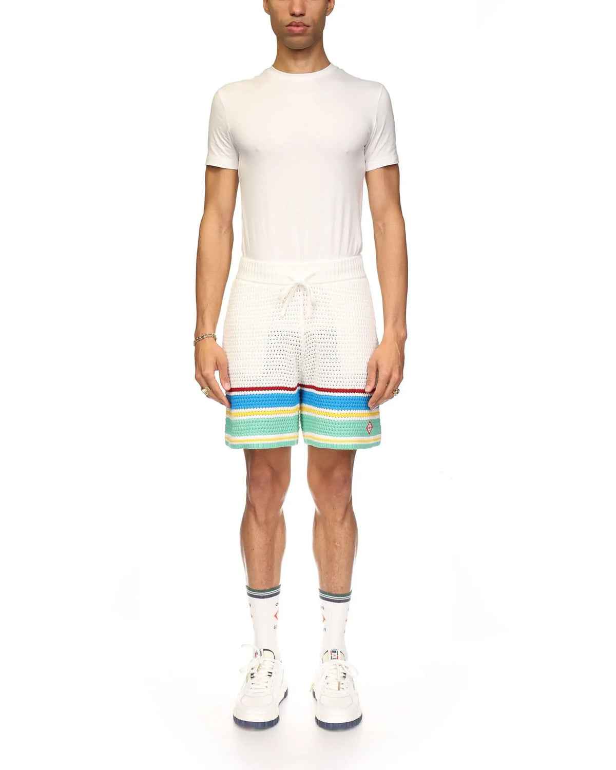Crochet Tennis Shorts - Casablanca (2) SneakStyle