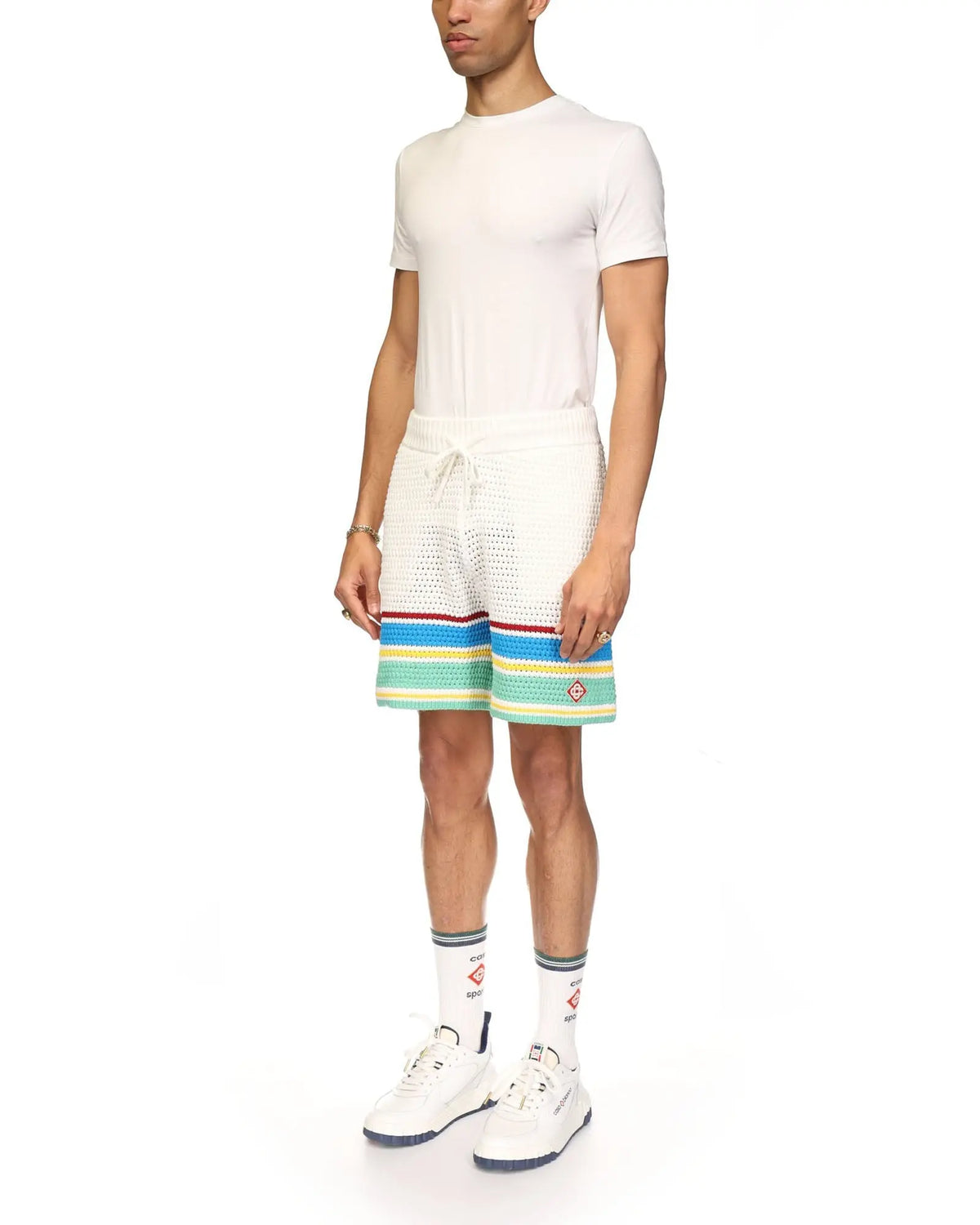 Crochet Tennis Shorts - Casablanca (2) SneakStyle