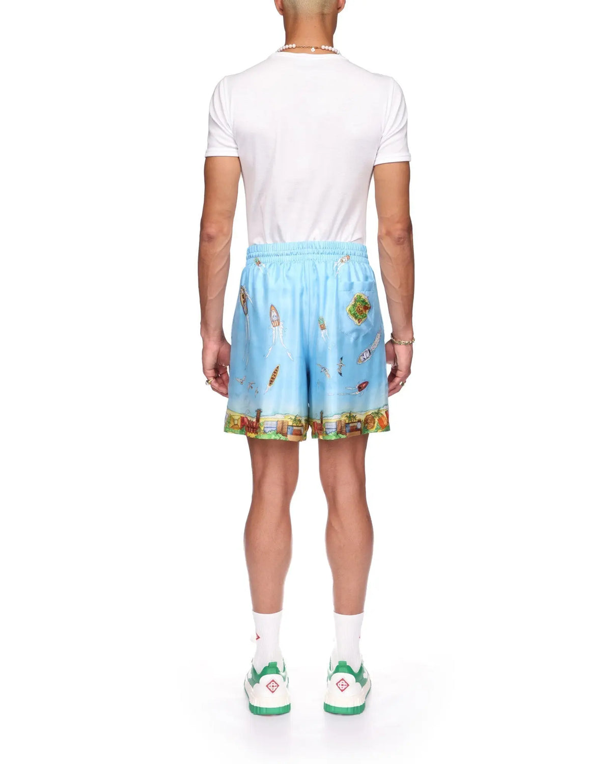 Maison Sur Piloti Silk Shorts SneakStyle