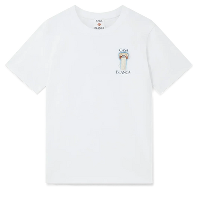 T-Shirt Casablanca La Colonne Blanc