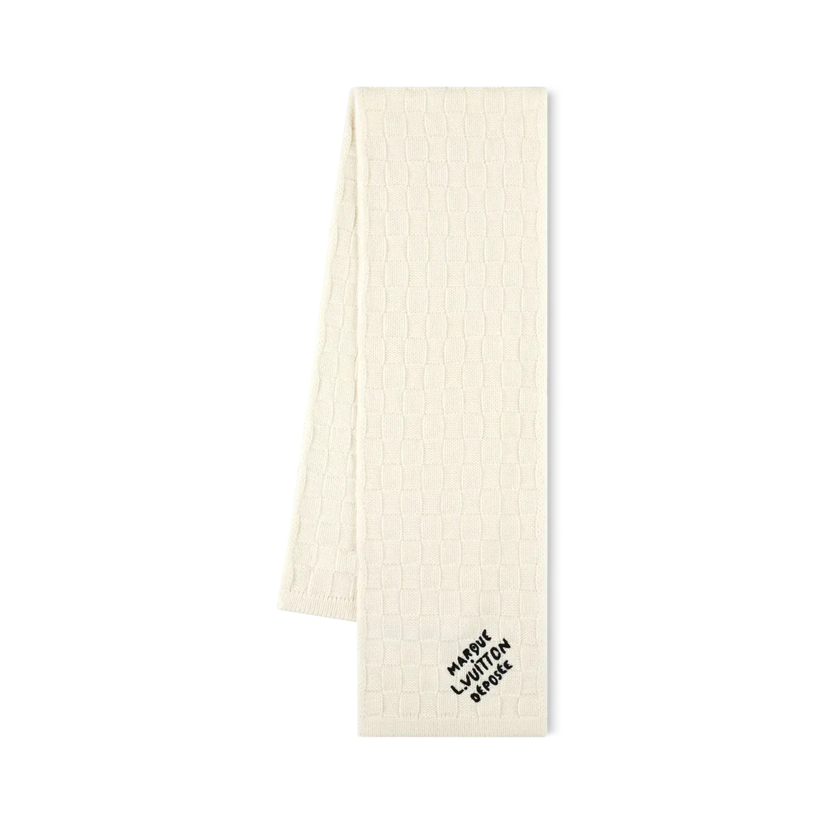 Bonnet et Écharpe Damier Snug Crème SneakStyle