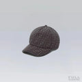 Casquette motif F noir