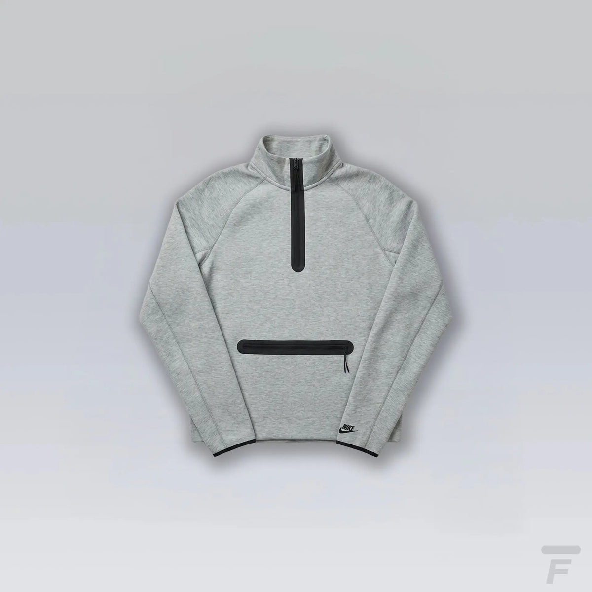 Veste demi-zippée “kangourou” Tech Fleece Gris SneakStyle