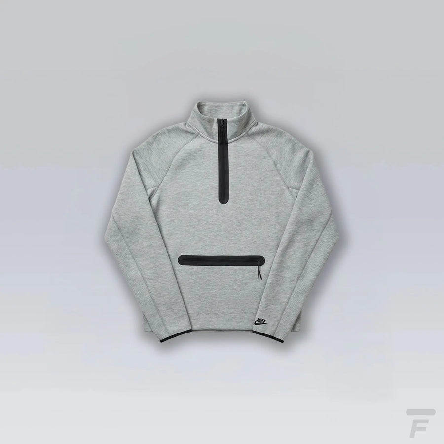 Veste demi-zippée “kangourou” Tech Fleece Gris SneakStyle
