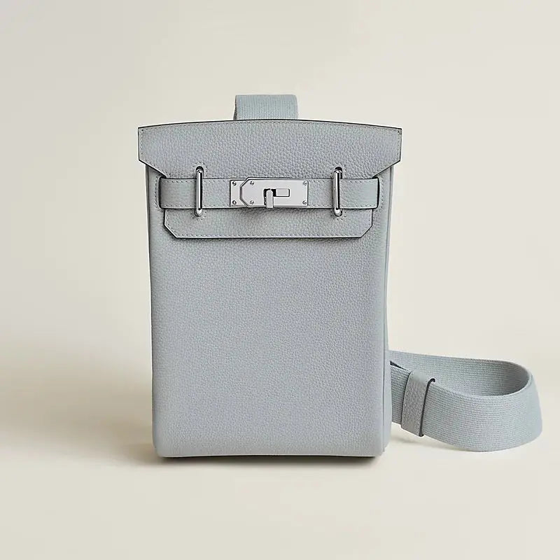 Hac a Dos PM backpack Bleu Glacier Hermes Le Maroquinier De Paris