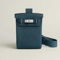 Hac a Dos PM backpack Bleu Tempête Hermes