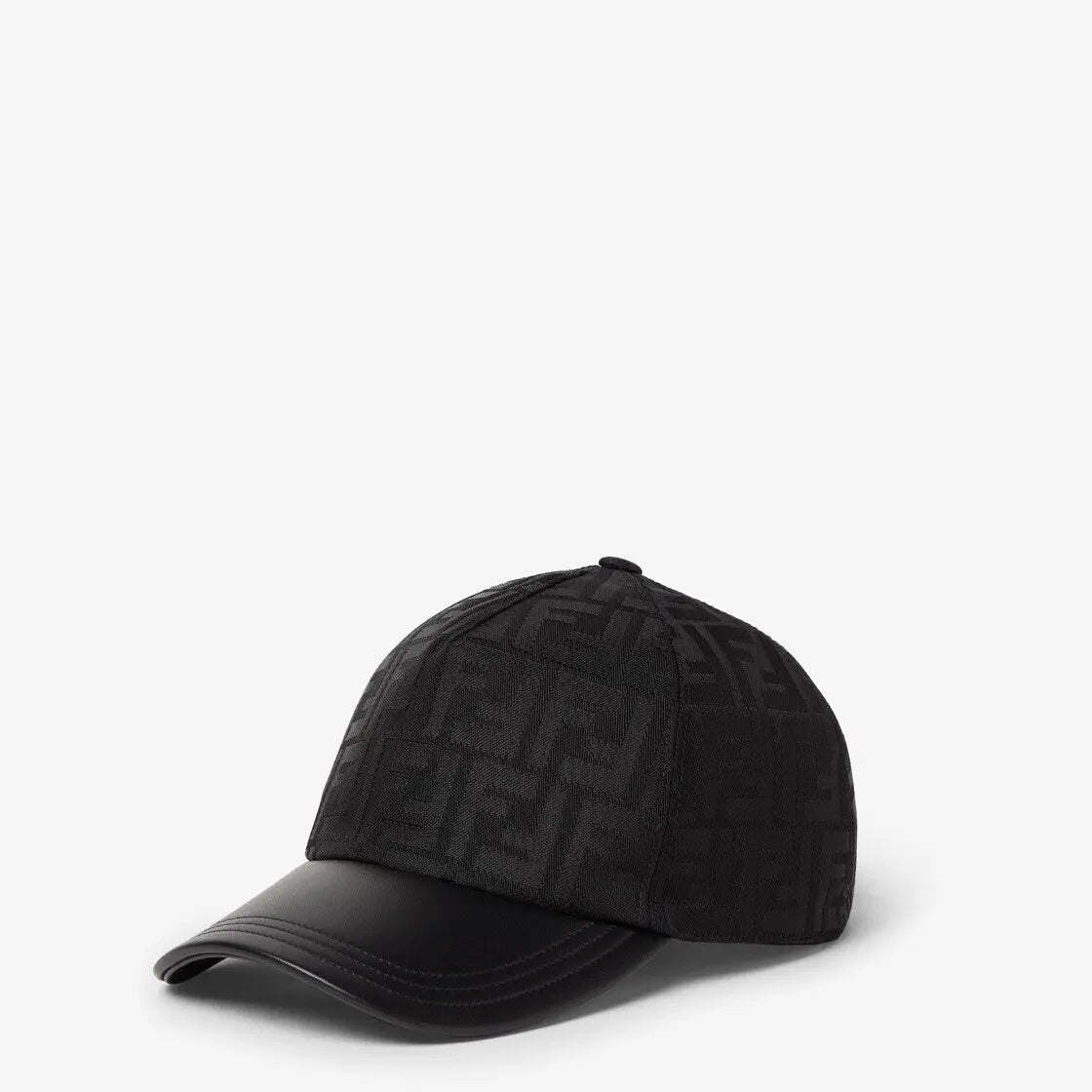 Casquette de baseball en nylon FF jacquard noir SneakStyle