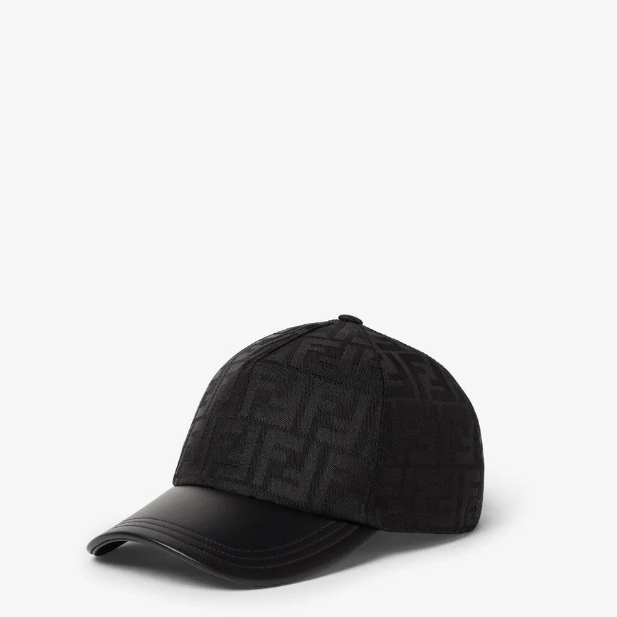 Casquette de baseball en nylon FF jacquard noir SneakStyle