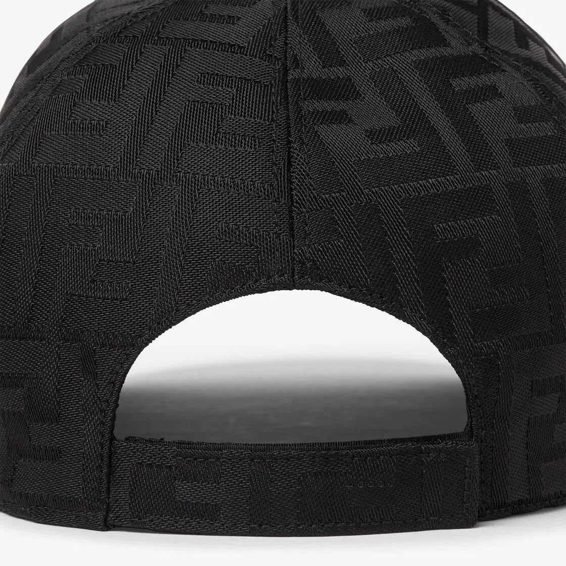 Casquette de baseball en nylon FF jacquard noir SneakStyle