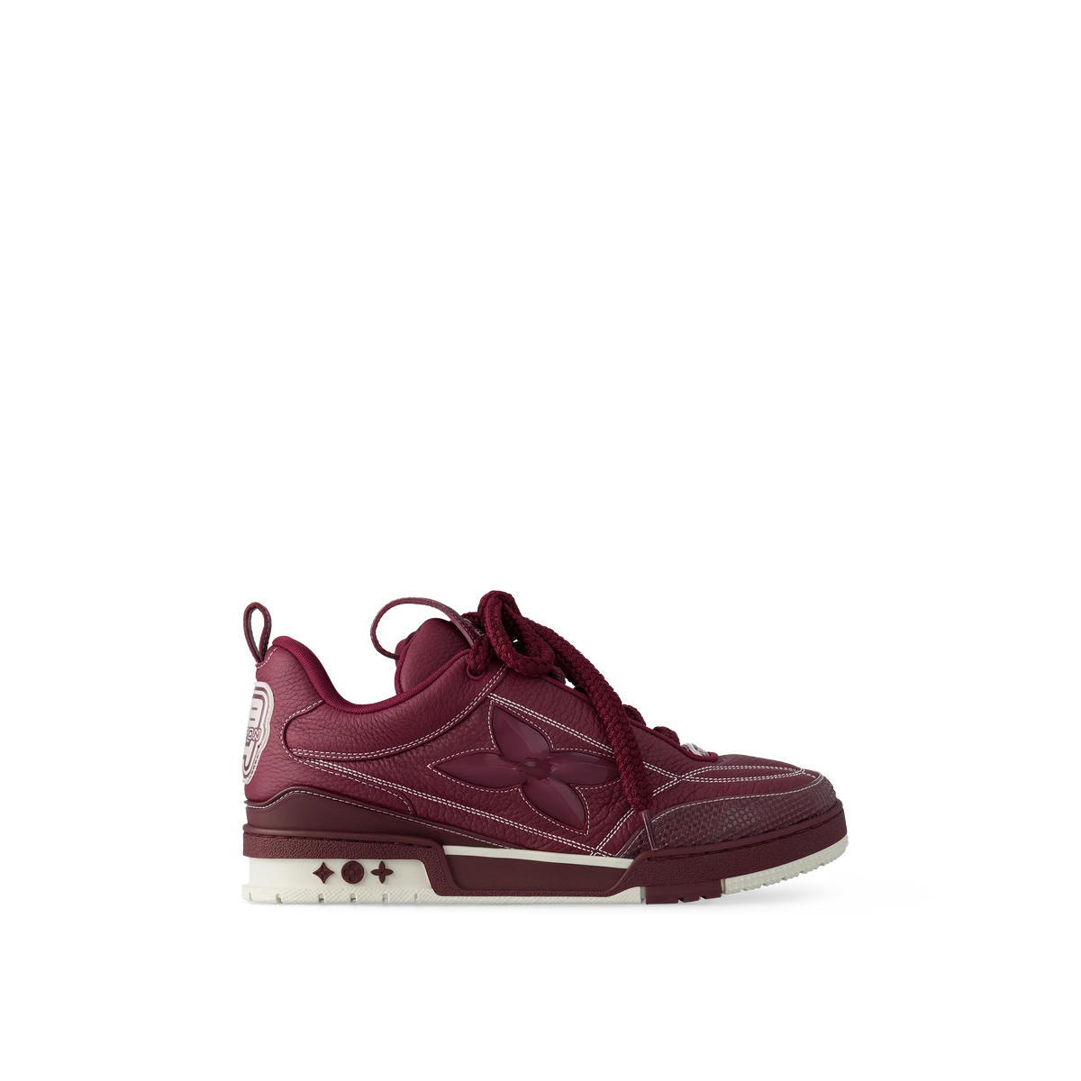 LV Skate Logo incrusté Bordeau SneakStyle