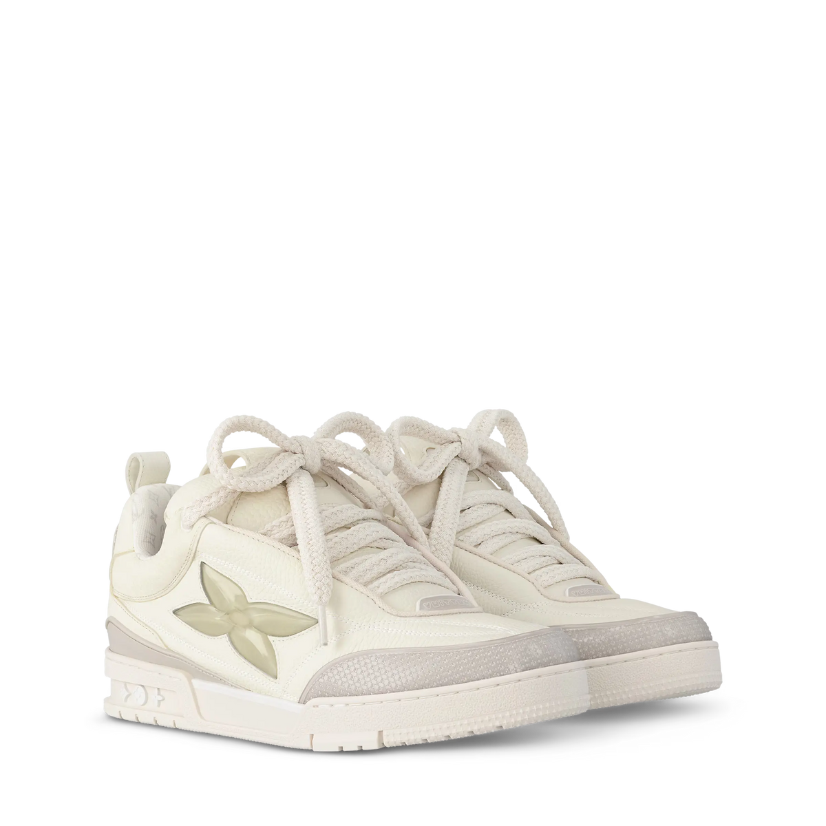 LV Skate Logo incrusté Beige SneakStyle
