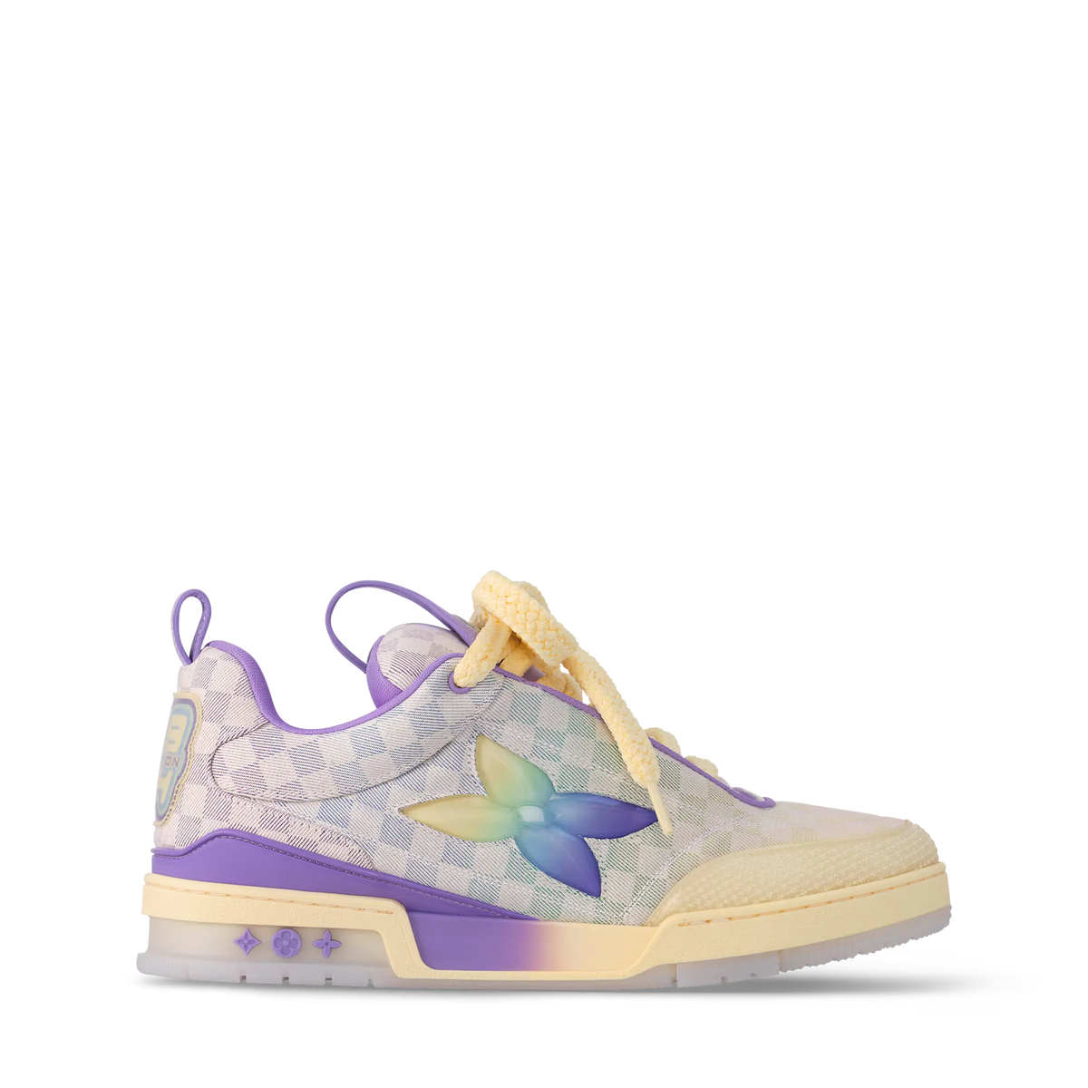 LV Skate Logo Incrusté Violet Et Multicolore SneakStyle