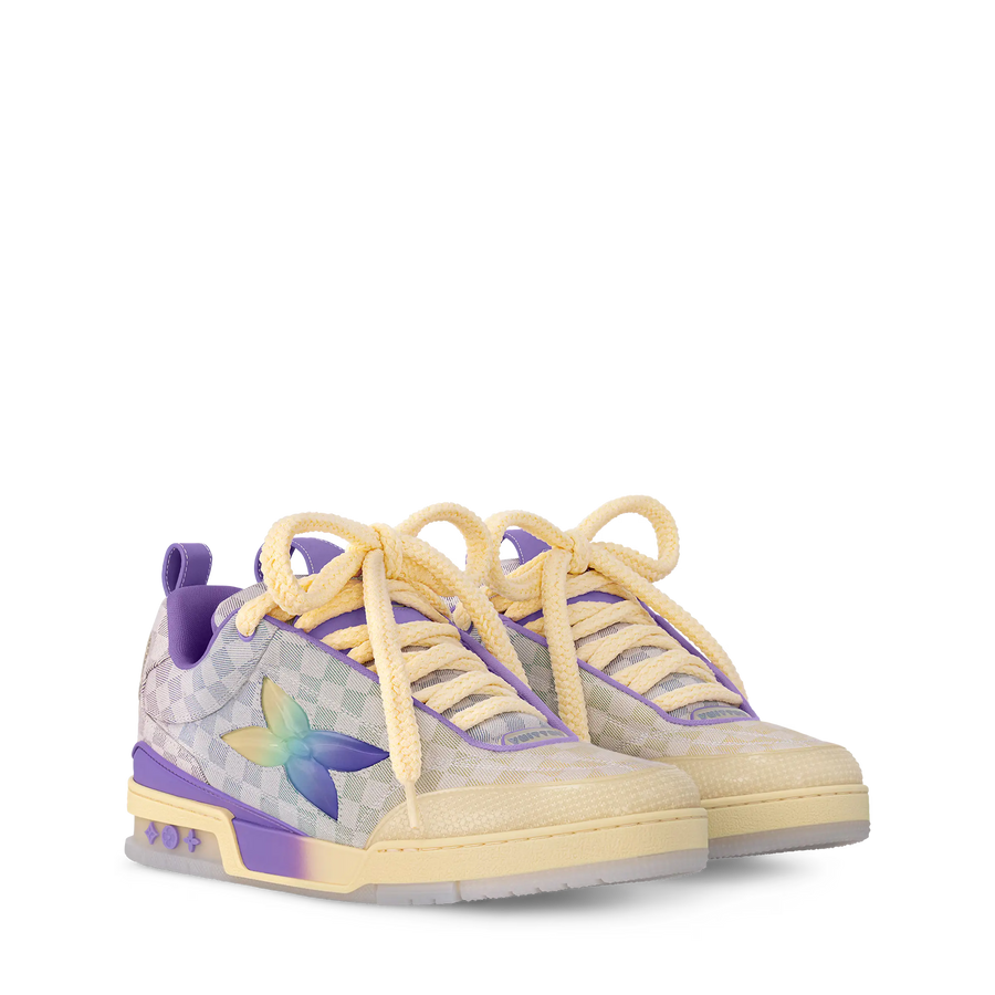 LV Skate Logo Incrusté Violet Et Multicolore SneakStyle