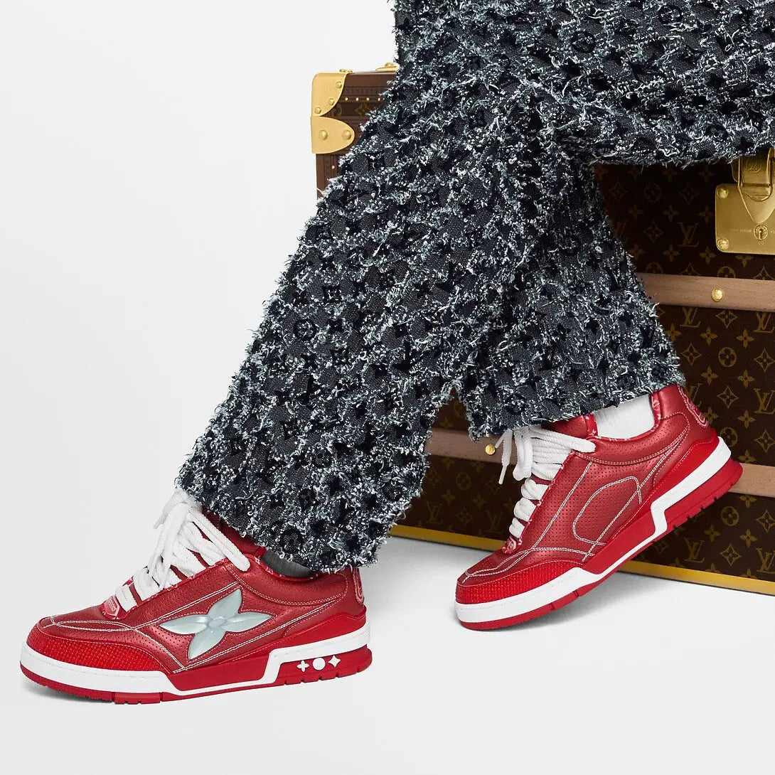 LV Skate Logo incrusté Rouge SneakStyle