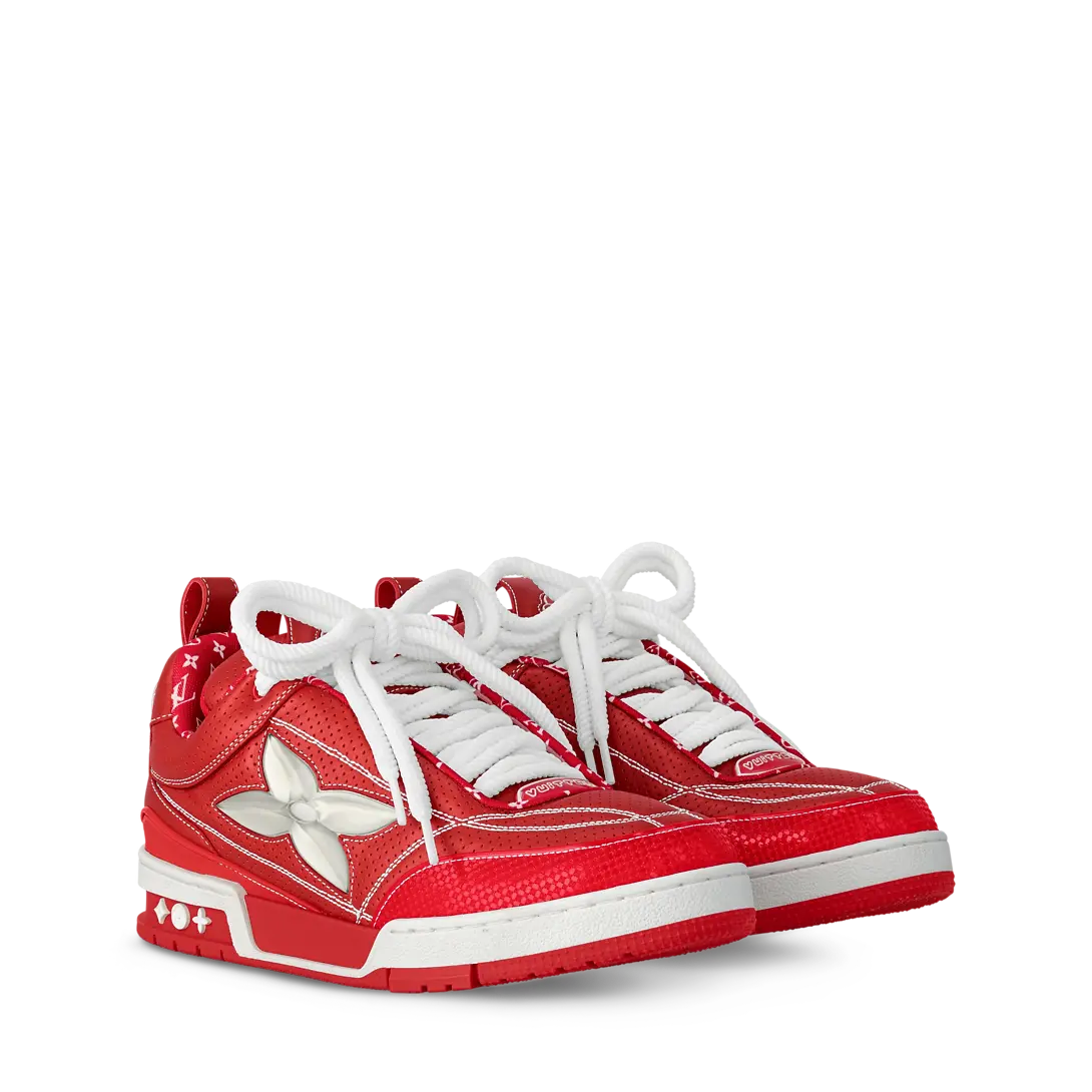 LV Skate Logo incrusté Rouge SneakStyle