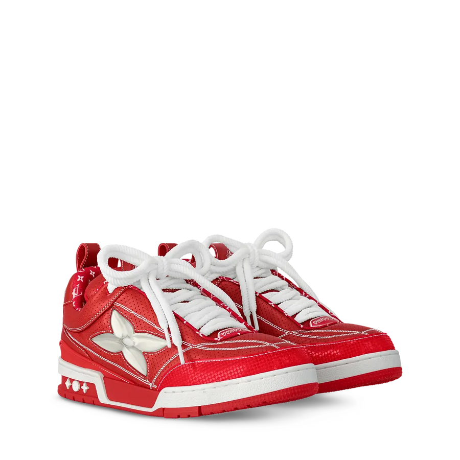 LV Skate Logo incrusté Rouge SneakStyle