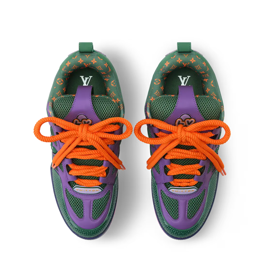 LV Skate Violet Et Vert SneakStyle