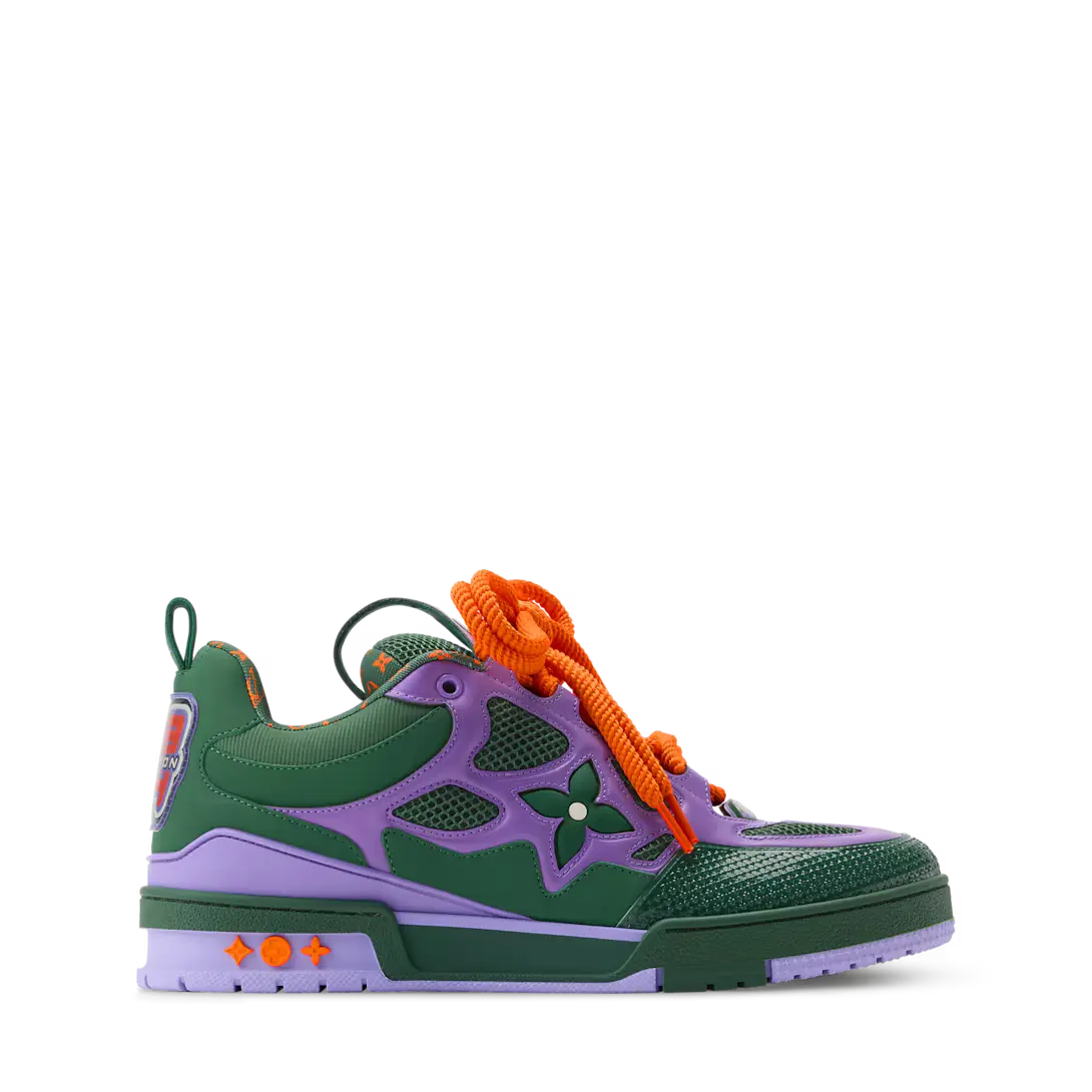 LV Skate Violet Et Vert SneakStyle