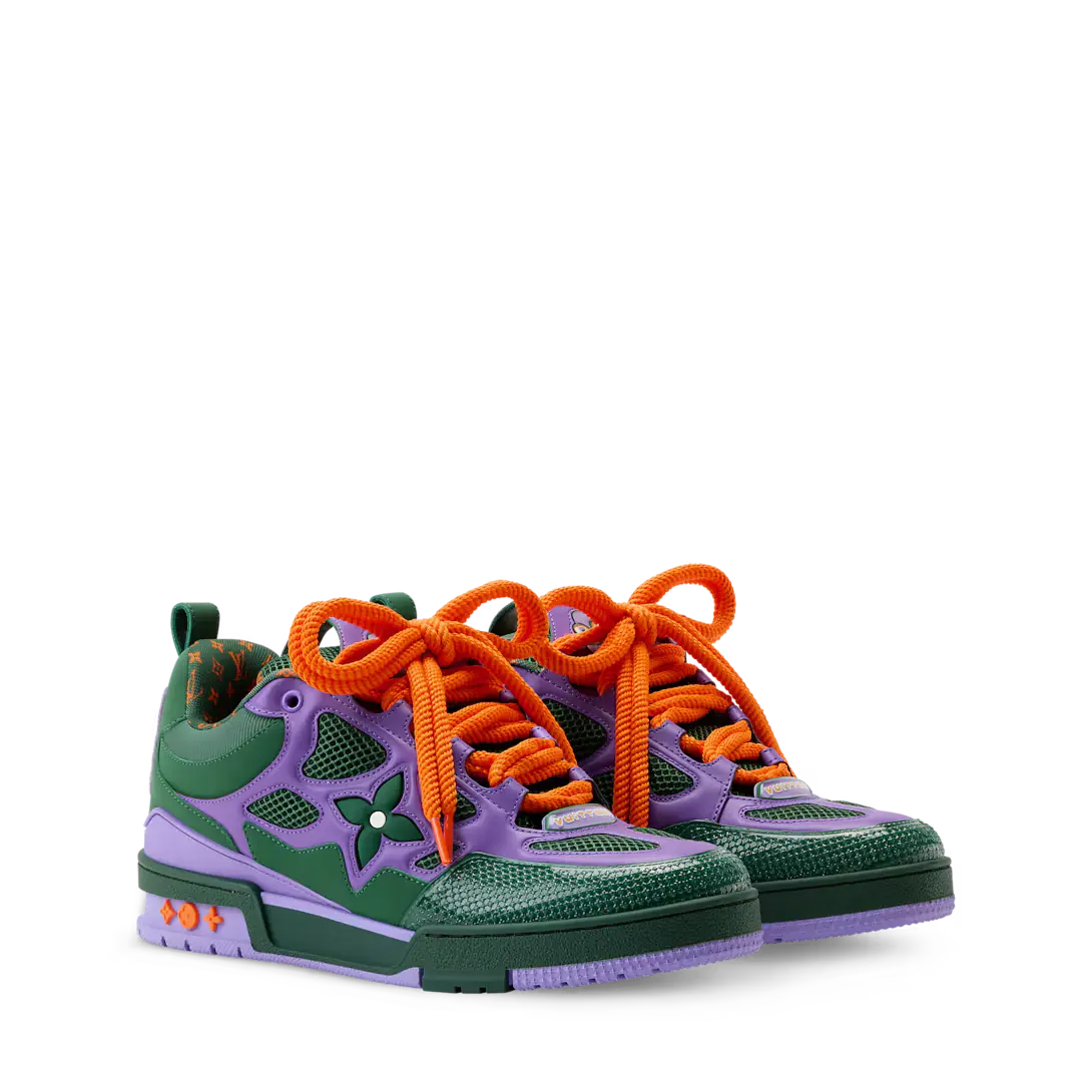 LV Skate Violet Et Vert SneakStyle
