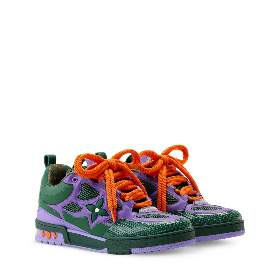 LV Skate Violet Et Vert SneakStyle