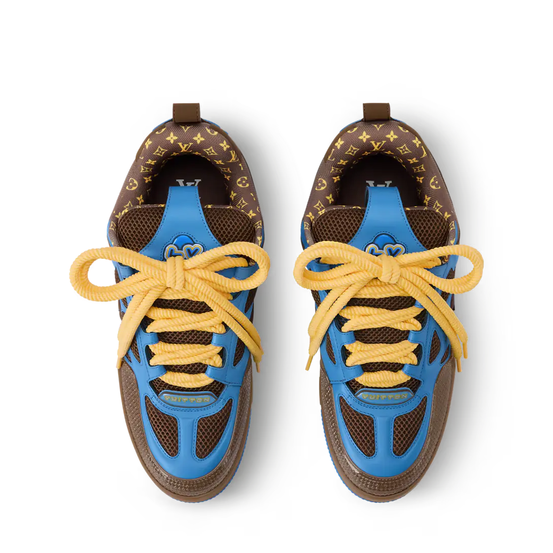 LV Skate Marron Et Bleu SneakStyle